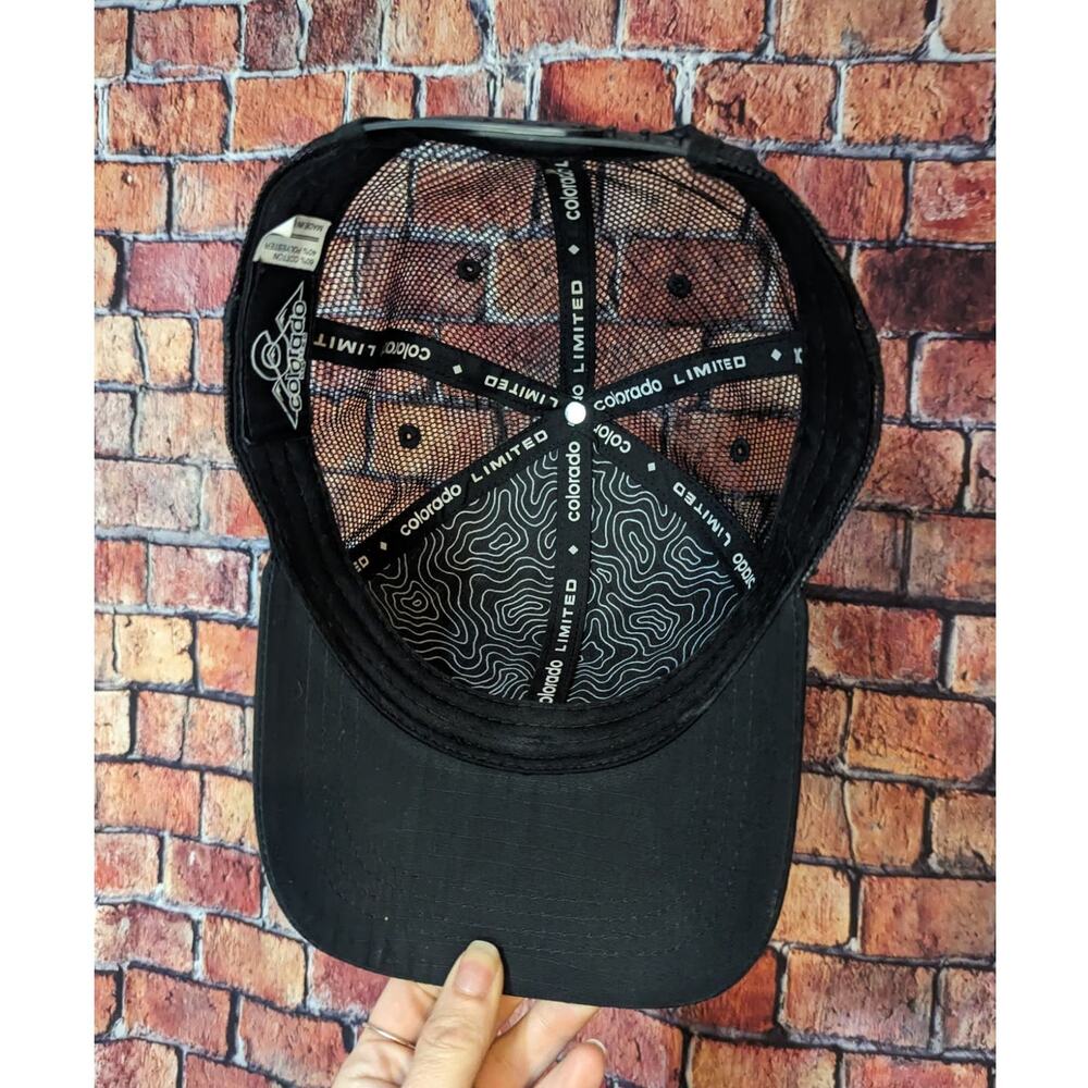 Black Colorado Trucker Hat - Picture 6 of 8